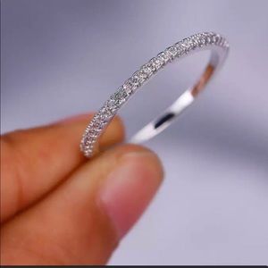 14kt White Gold  Ring band